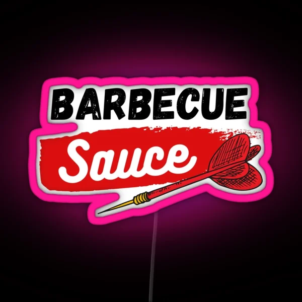 Barbecue Sauce RGB Neon Sign