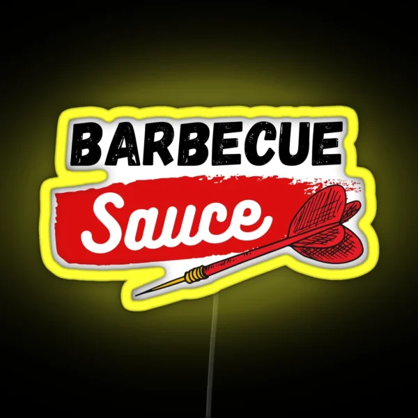 Barbecue Sauce RGB Neon Sign