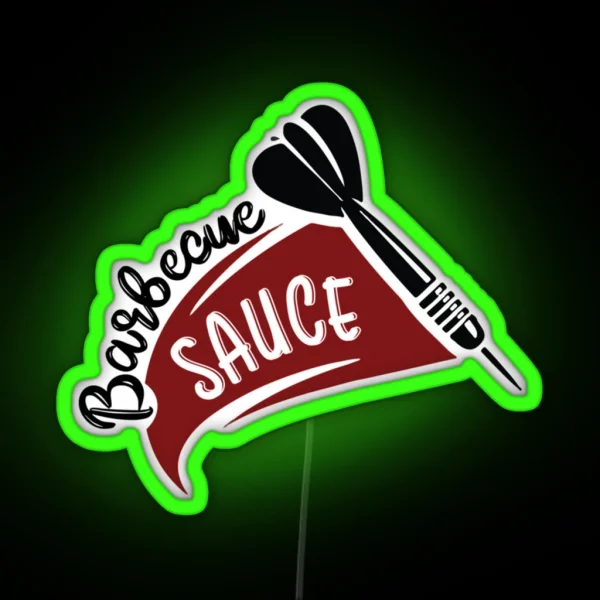 Barbecue Sauce RGB Neon Sign