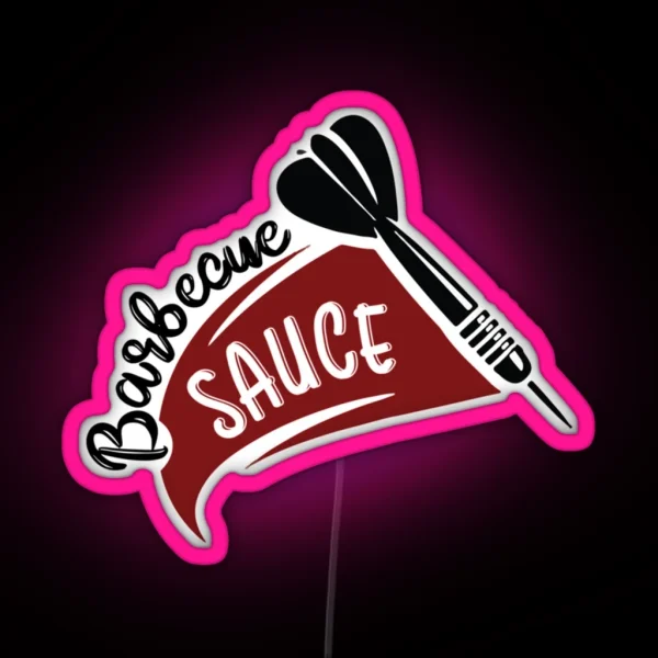 Barbecue Sauce RGB Neon Sign