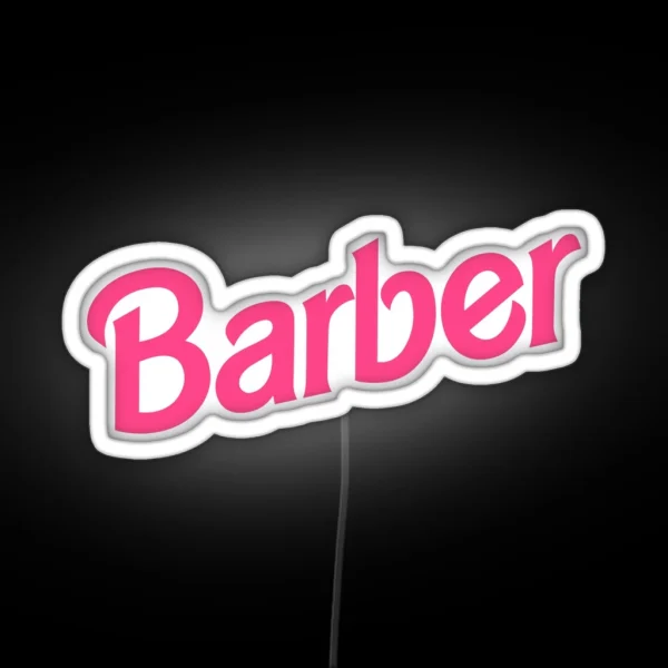 Barber RGB Neon Sign