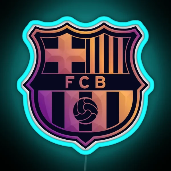 Barca Away Jersey RGB Neon Sign