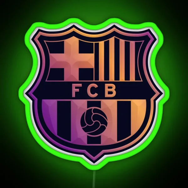 Barca Away Jersey RGB Neon Sign