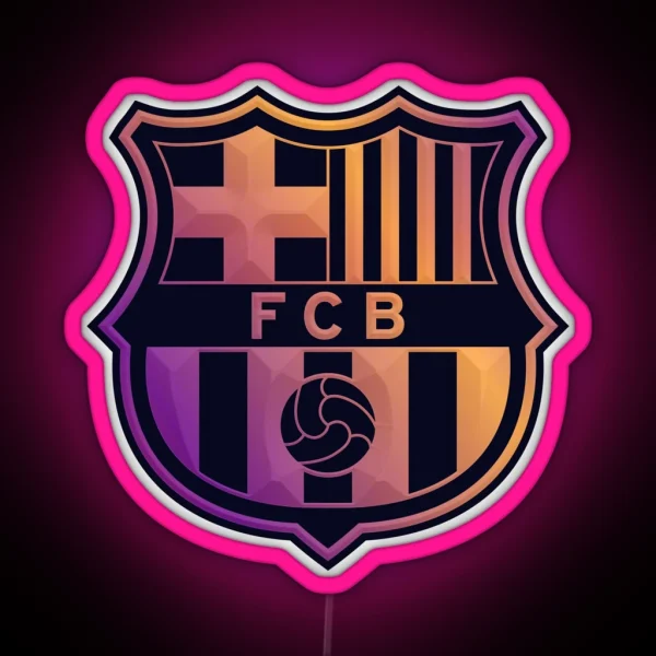 Barca Away Jersey RGB Neon Sign