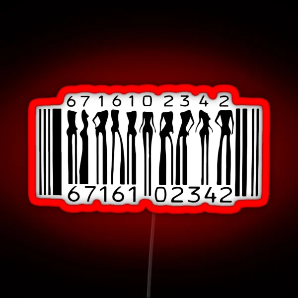 Barcode RGB Neon Sign