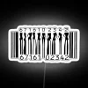 Barcode RGB Neon Sign