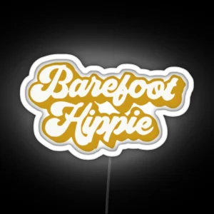 Barefoot Hippie RGB Neon Sign