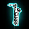 Baritone Saxophone RGB Neon Sign - Image 3