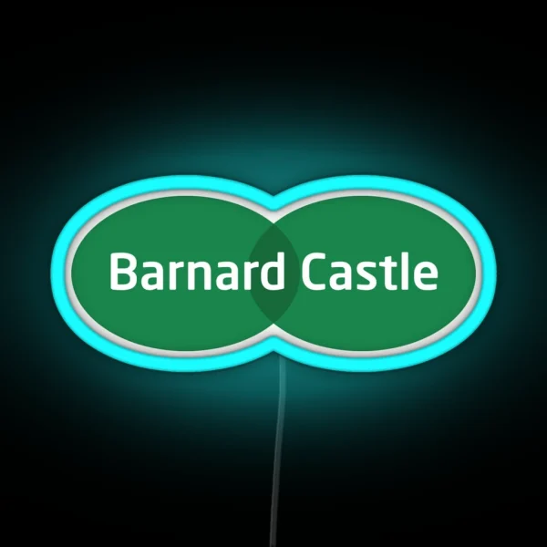 Barnard Castle RGB Neon Sign