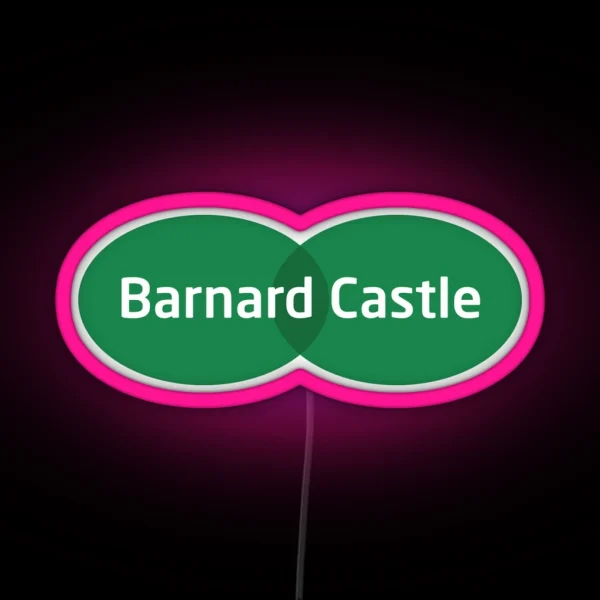 Barnard Castle RGB Neon Sign