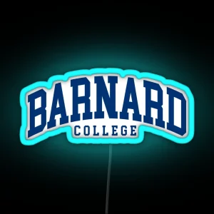 Barnard College Font Curved RGB Neon Sign