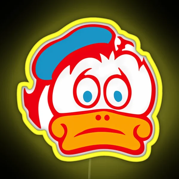 Barry Sheene Duck Logo RGB Neon Sign