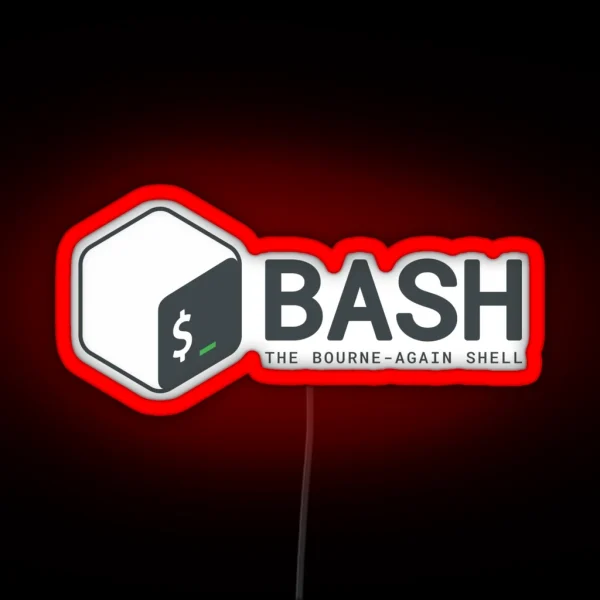 Bash Logo RGB Neon Sign