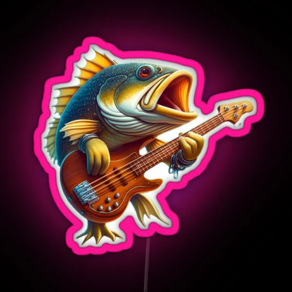 Bass Bass RGB Neon Sign