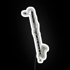 Bass Clarinet RGB Neon Sign