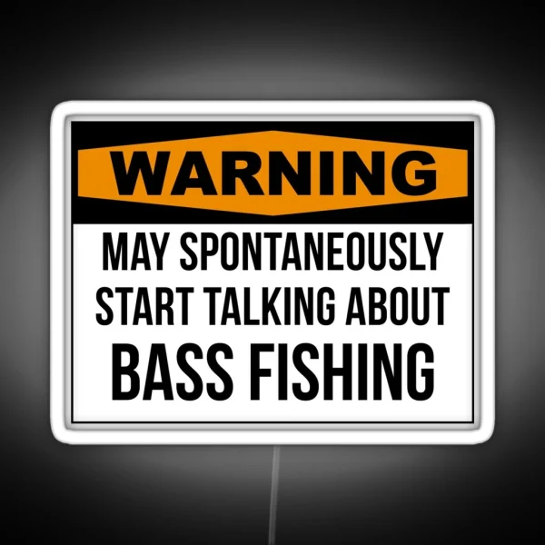 Bass Fishing RGB Neon Sign