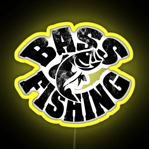 Bass Fishng RGB Neon Sign