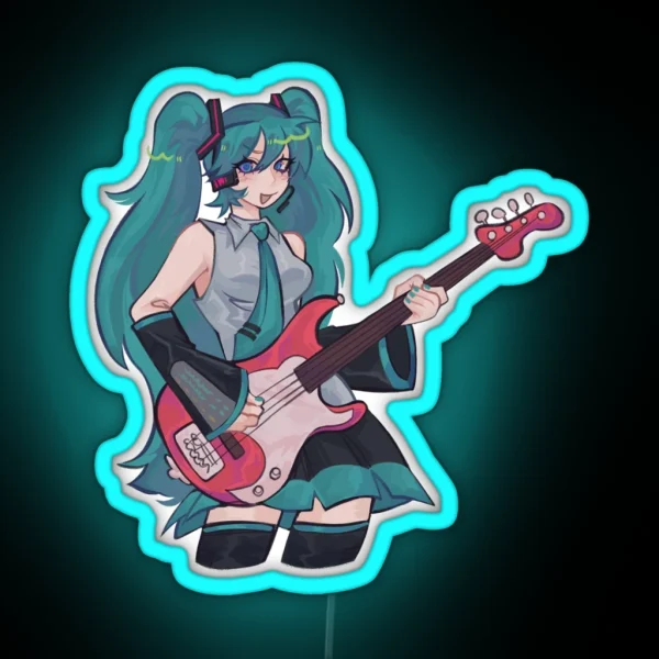 Bass RGB Neon Sign