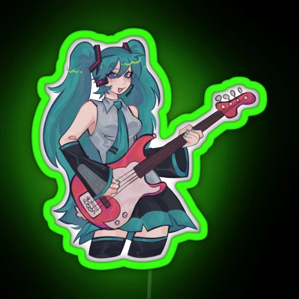 Bass RGB Neon Sign