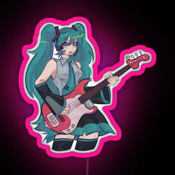 Bass RGB Neon Sign
