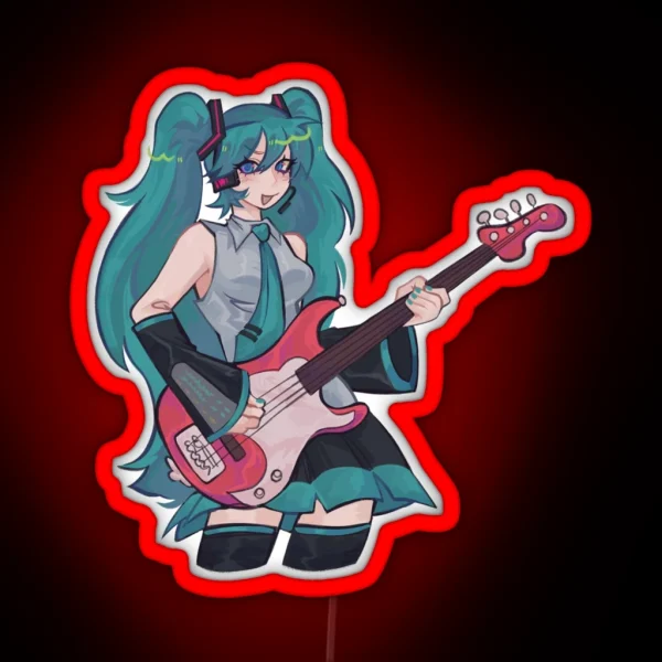 Bass RGB Neon Sign
