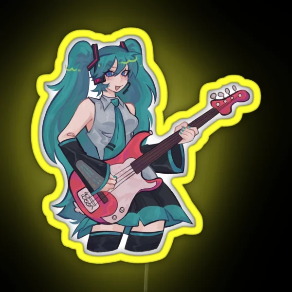 Bass RGB Neon Sign