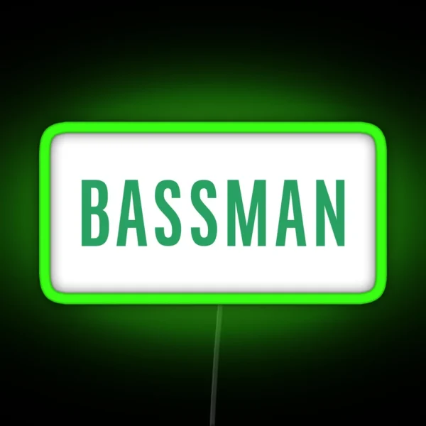 Bassman Vintage Get Back Led RGB Neon Sign