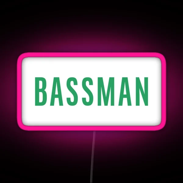 Bassman Vintage Get Back Led RGB Neon Sign