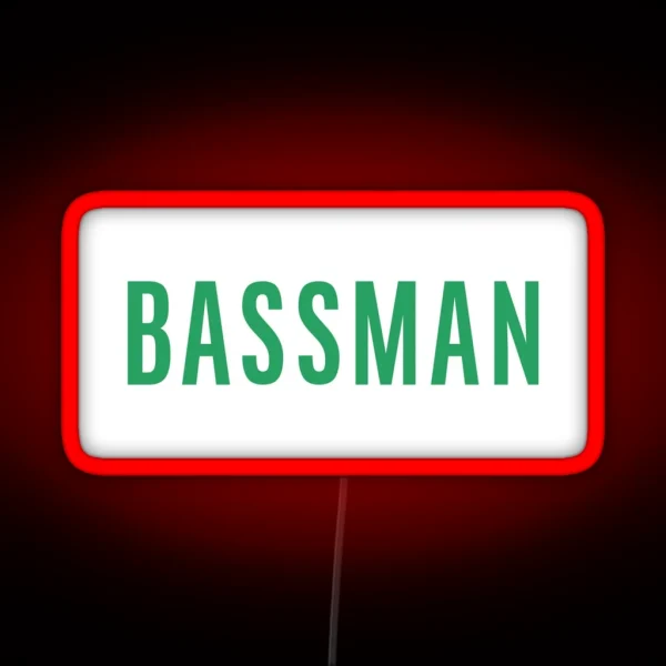 Bassman Vintage Get Back Led RGB Neon Sign