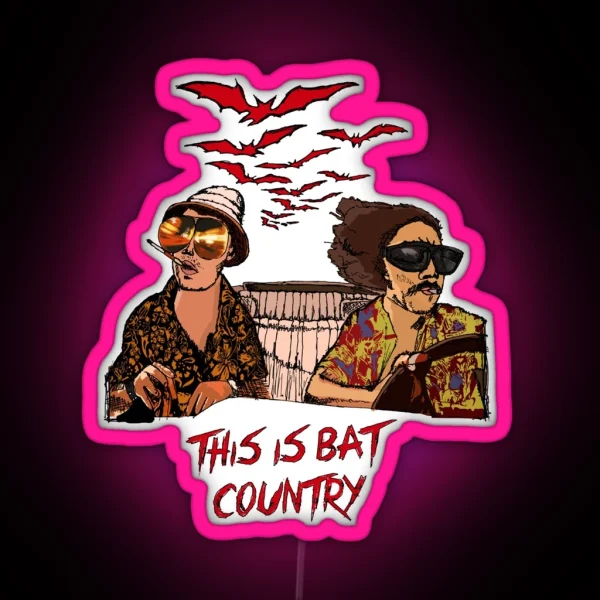 Bat Country RGB Neon Sign