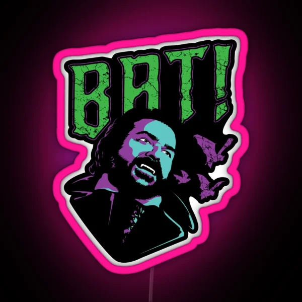 BAT RGB Neon Sign