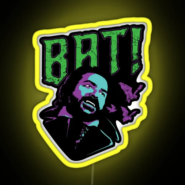 BAT RGB Neon Sign