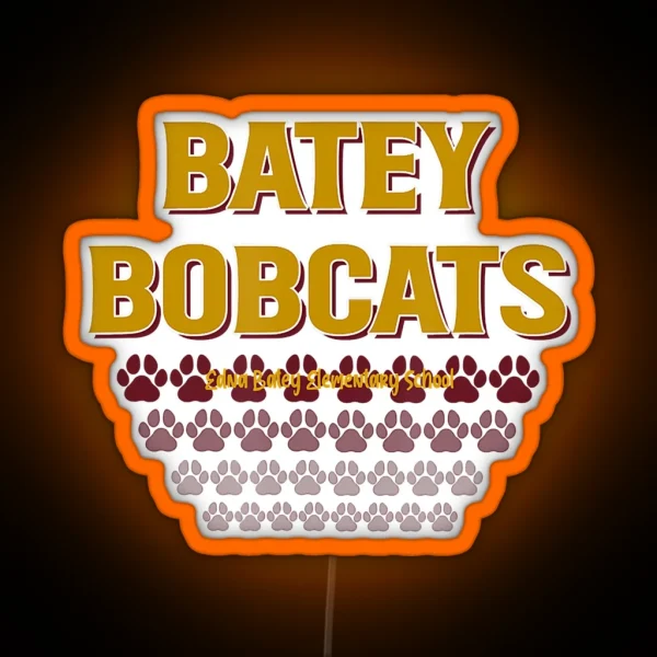 Batey Bobcats RGB Neon Sign