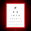 Bathroom Eye Test Pee In The Bowl Not On The Seat RGB Neon Sign - Image 2