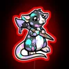 Bats The Painter Rat RGB Neon Sign - Image 2
