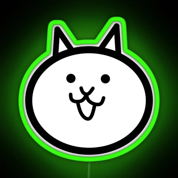 Battle Cat RGB Neon Sign