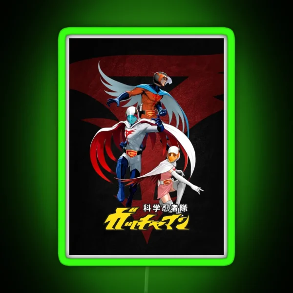 Battle Of The Planets G Force Gatchaman RGB Neon Sign