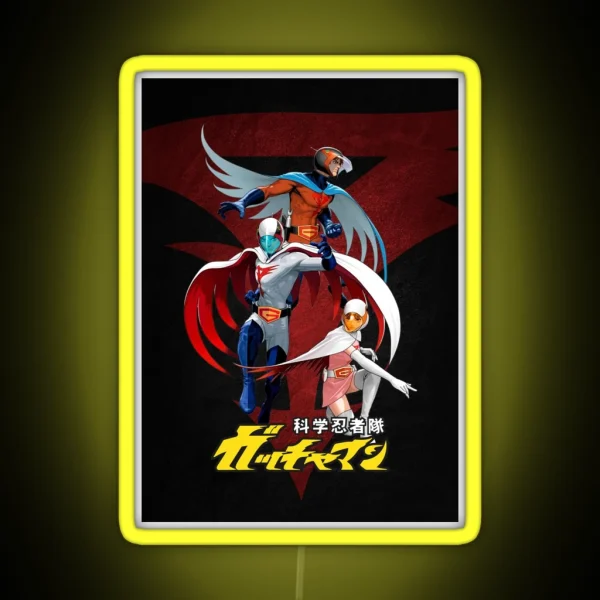 Battle Of The Planets G Force Gatchaman RGB Neon Sign