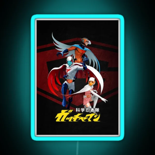 Battle Of The Planets Gatchaman RGB Neon Sign