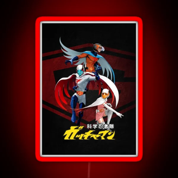 Battle Of The Planets Gatchaman RGB Neon Sign