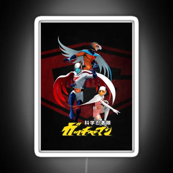 Battle Of The Planets Gatchaman RGB Neon Sign