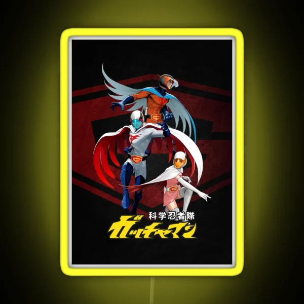 Battle Of The Planets Gatchaman RGB Neon Sign