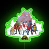Battle Of The Planets Group Led Png RGB Neon Sign - Image 4