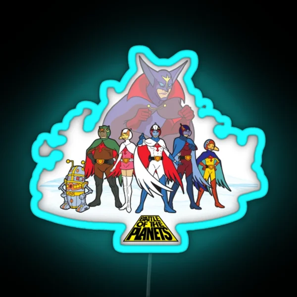 Battle Of The Planets Group Led RGB Neon Sign
