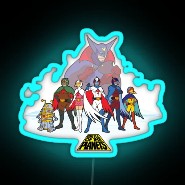Battle Of The Planets Group Led RGB Neon Sign