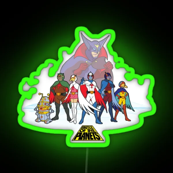 Battle Of The Planets Group Led RGB Neon Sign