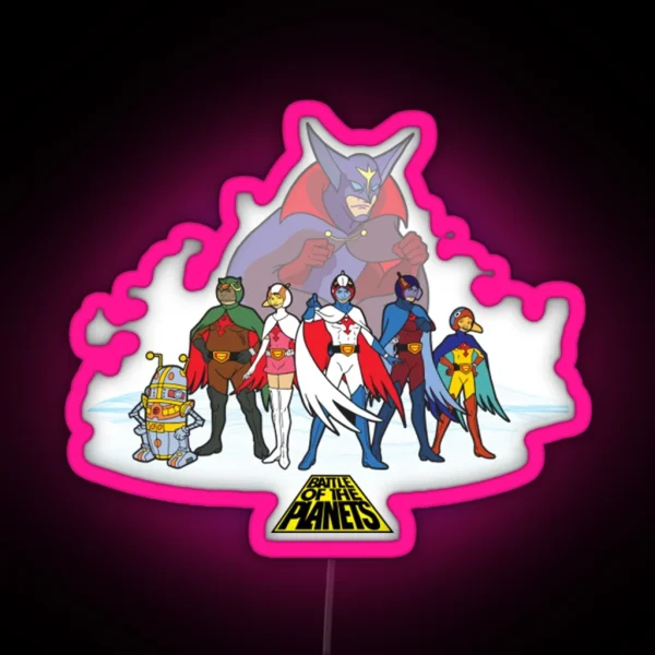 Battle Of The Planets Group Led RGB Neon Sign