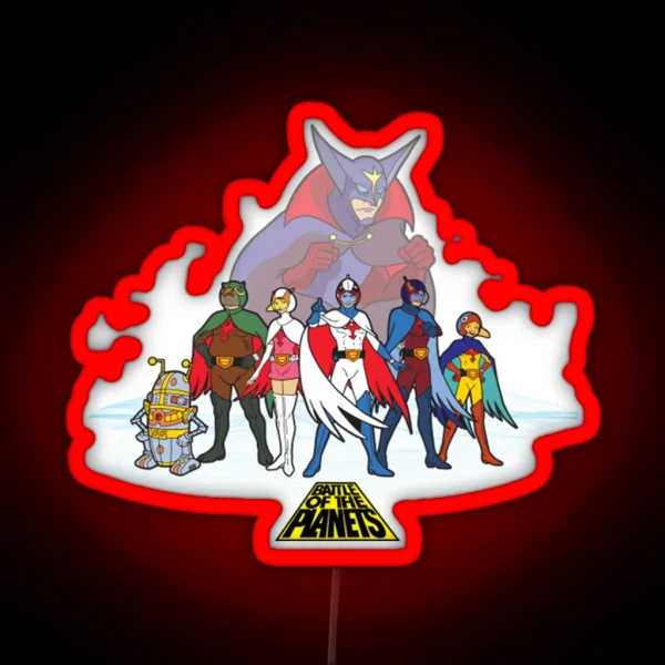 Battle Of The Planets Group Led RGB Neon Sign