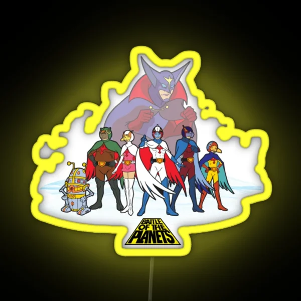 Battle Of The Planets Group Led RGB Neon Sign