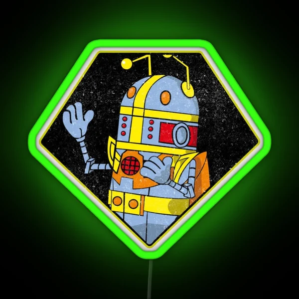 Battle Of The Planets RGB Neon Sign